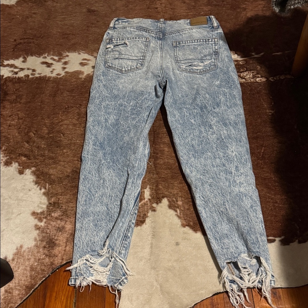 american eagle mom jeans nwot 00xshort - Picture 2 of 2